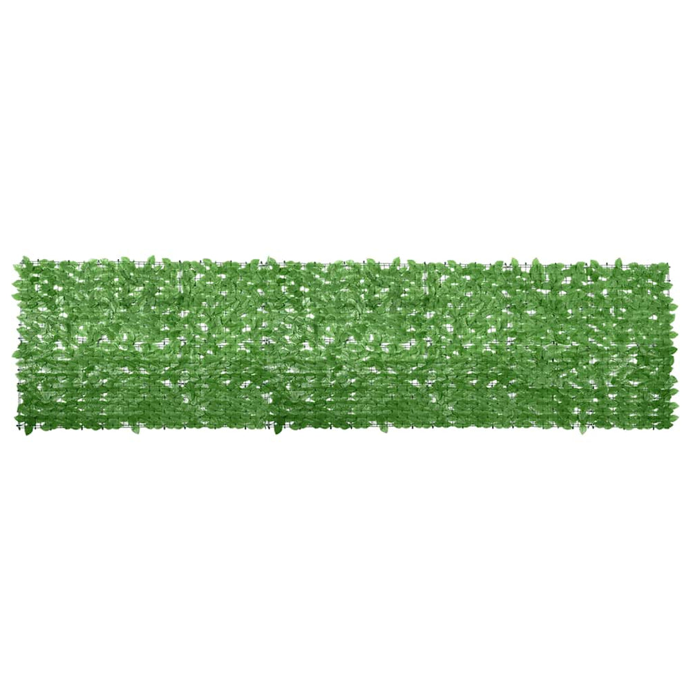 Balkono pertvara, 400x100cm, su žaliais lapais