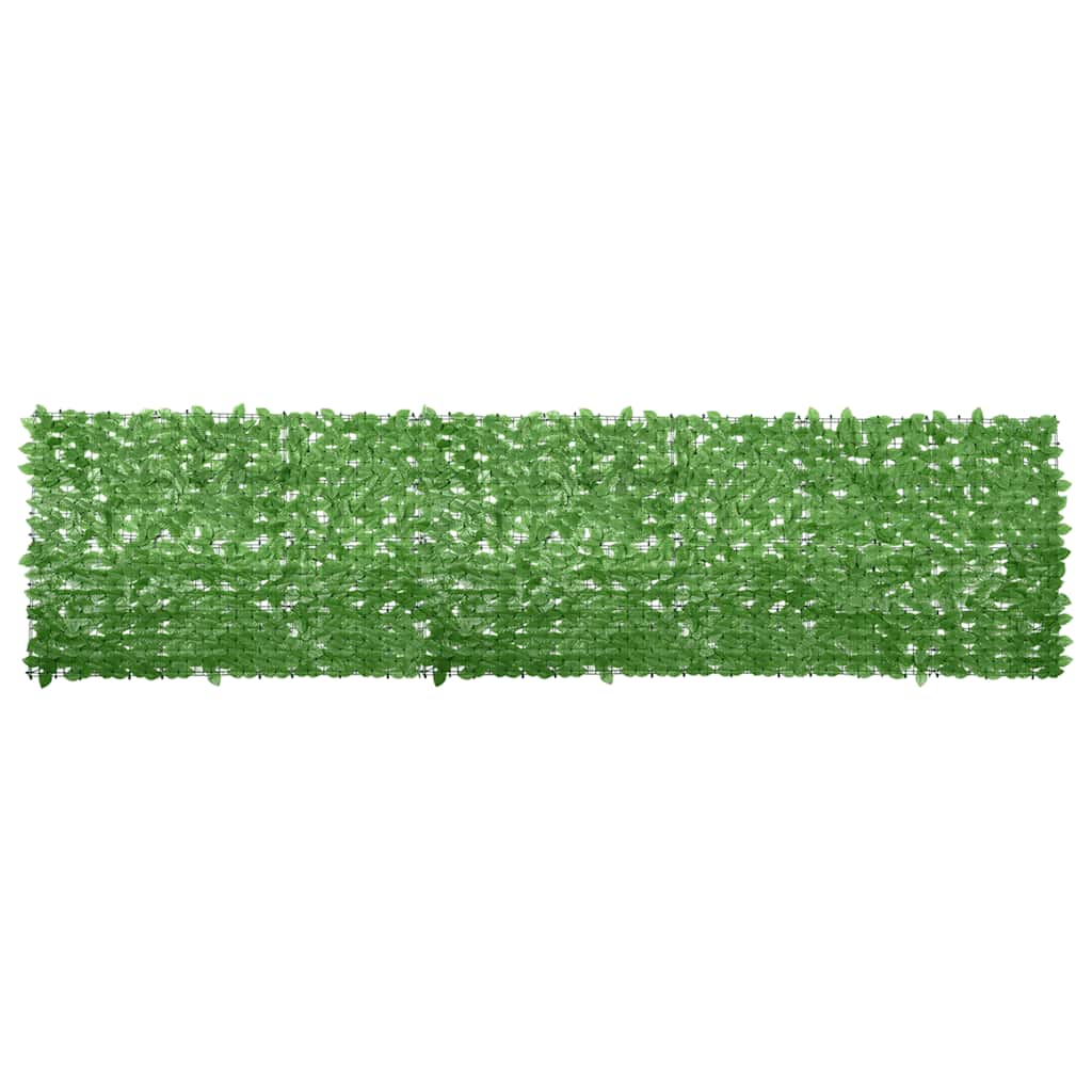 Balkono pertvara, 400x100cm, su žaliais lapais