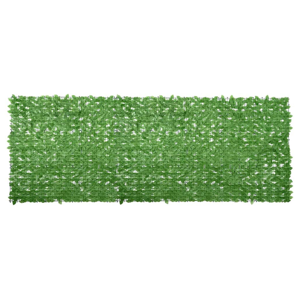 Balkono pertvara, 400x150cm, su žaliais lapais