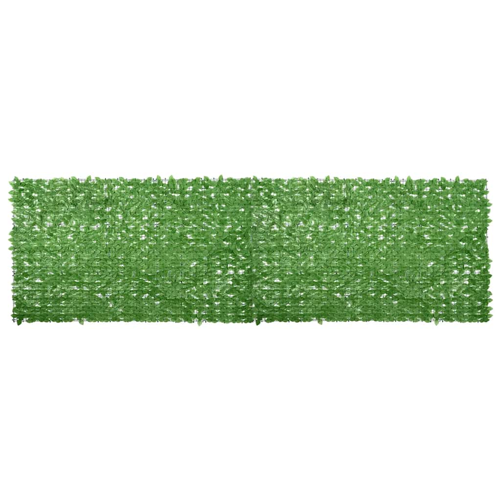 Balkono pertvara, 500x150cm, su žaliais lapais