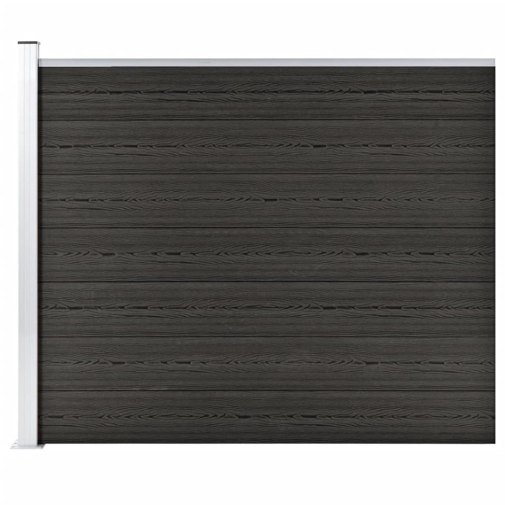 Tvoros segmentas, pilkos spalvos, 175x146cm, WPC
