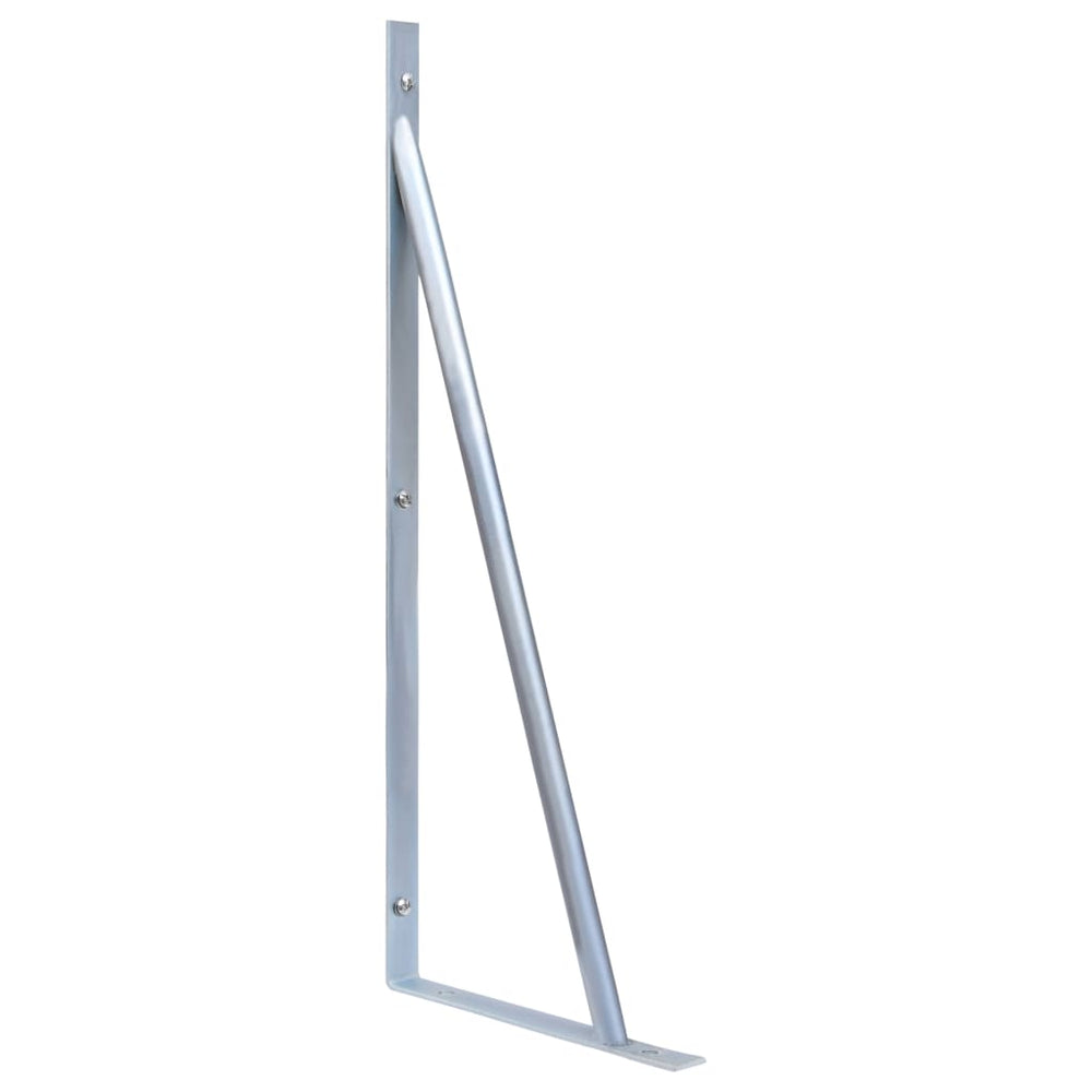 Fence post holders, 2pcs, galvanized steel