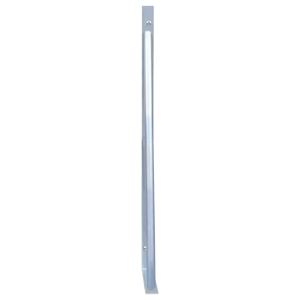Fence post holders, 2pcs, galvanized steel
