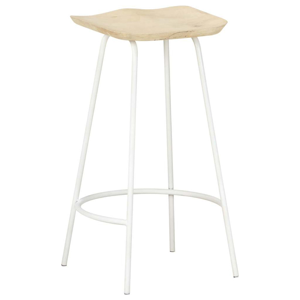 Bar stools, 4 pcs., solid mango wood