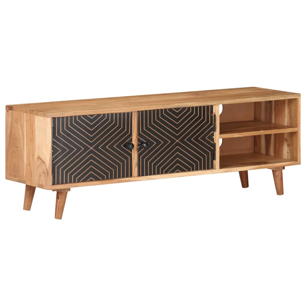 TV cabinet, 115x30x39cm, solid acacia wood