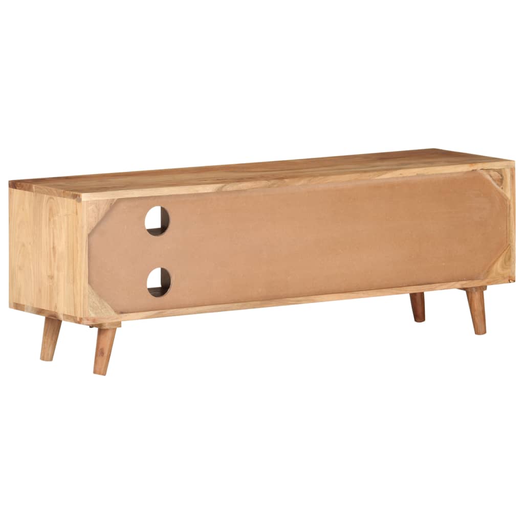 TV cabinet, 115x30x39cm, solid acacia wood