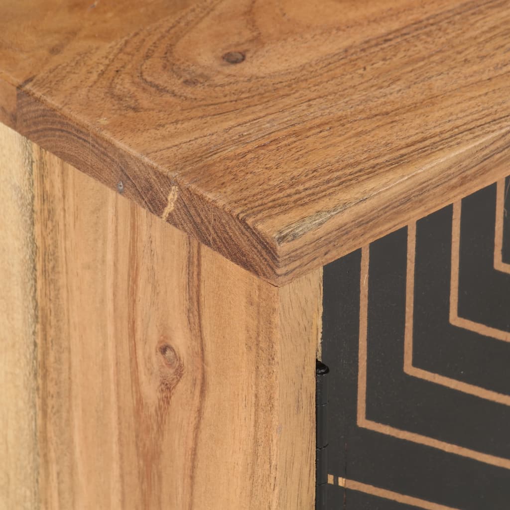 TV cabinet, 115x30x39cm, solid acacia wood