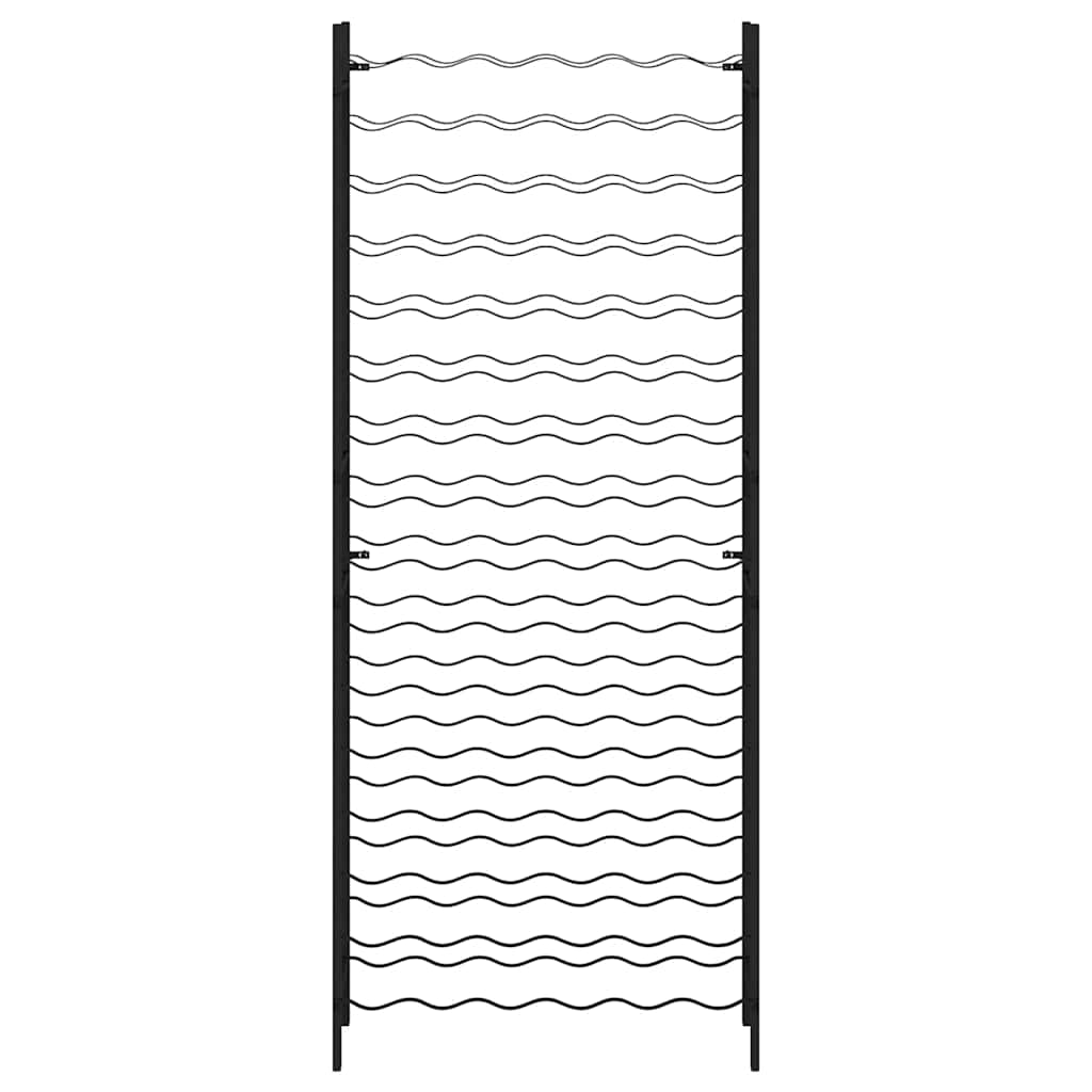 Vyno laikiklis 96 buteliams, juodos spalvos, geležis