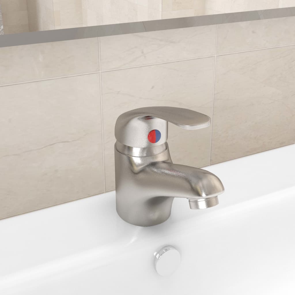 Basin mixer, silver, 13x10cm