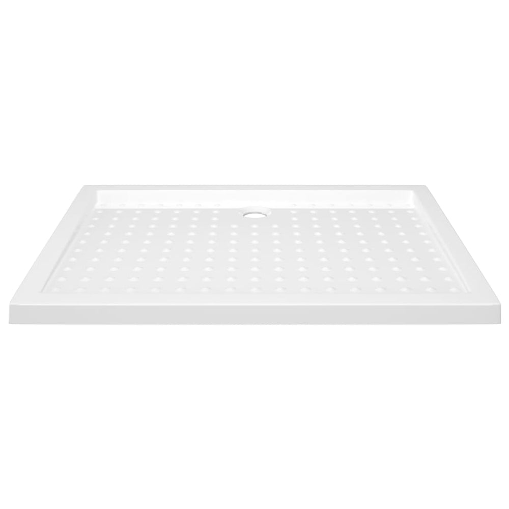 Shower tray, white, 70x100x4cm, ABS, dotted