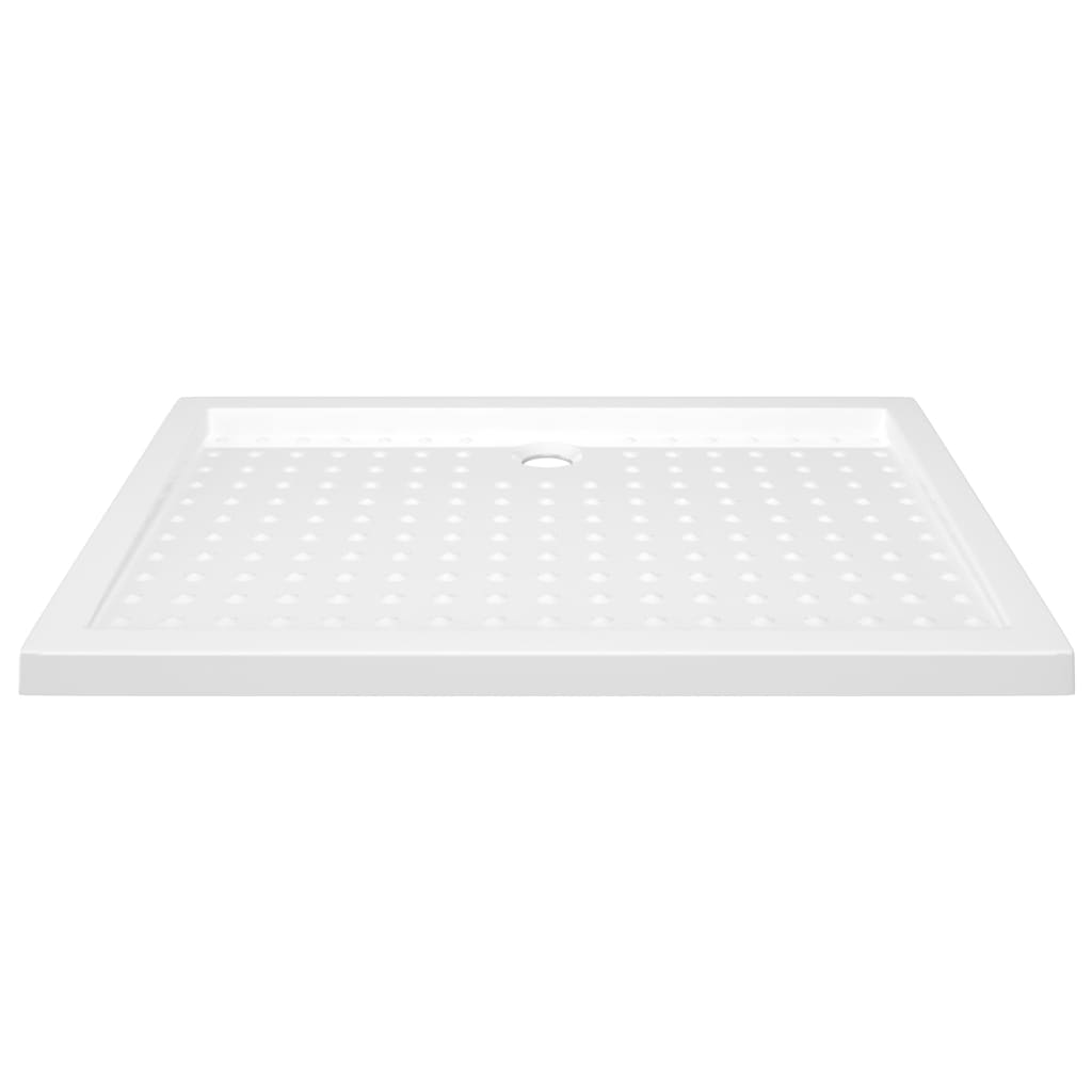Shower tray, white, 70x100x4cm, ABS, dotted
