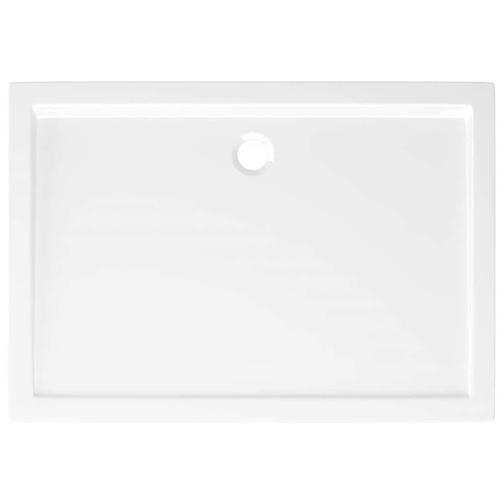 Shower tray, white, 80x110cm, ABS, rectangular