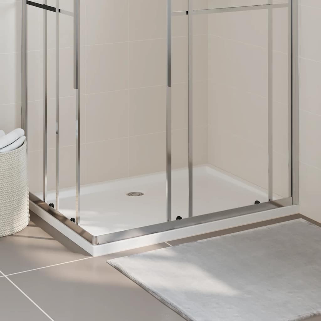 Shower tray, white, 80x110cm, ABS, rectangular