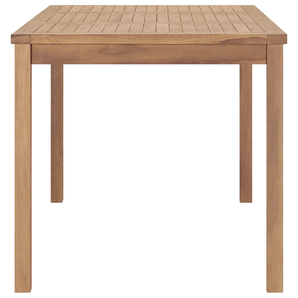 Garden dining table, 160x80x77cm, solid teak wood