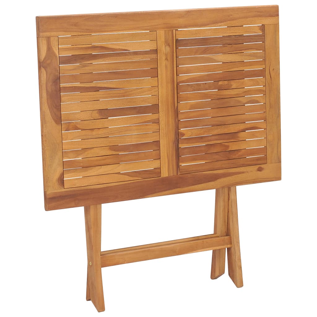 Sulankstomas sodo valgomojo stalas, 90x60x75cm, tikmedis