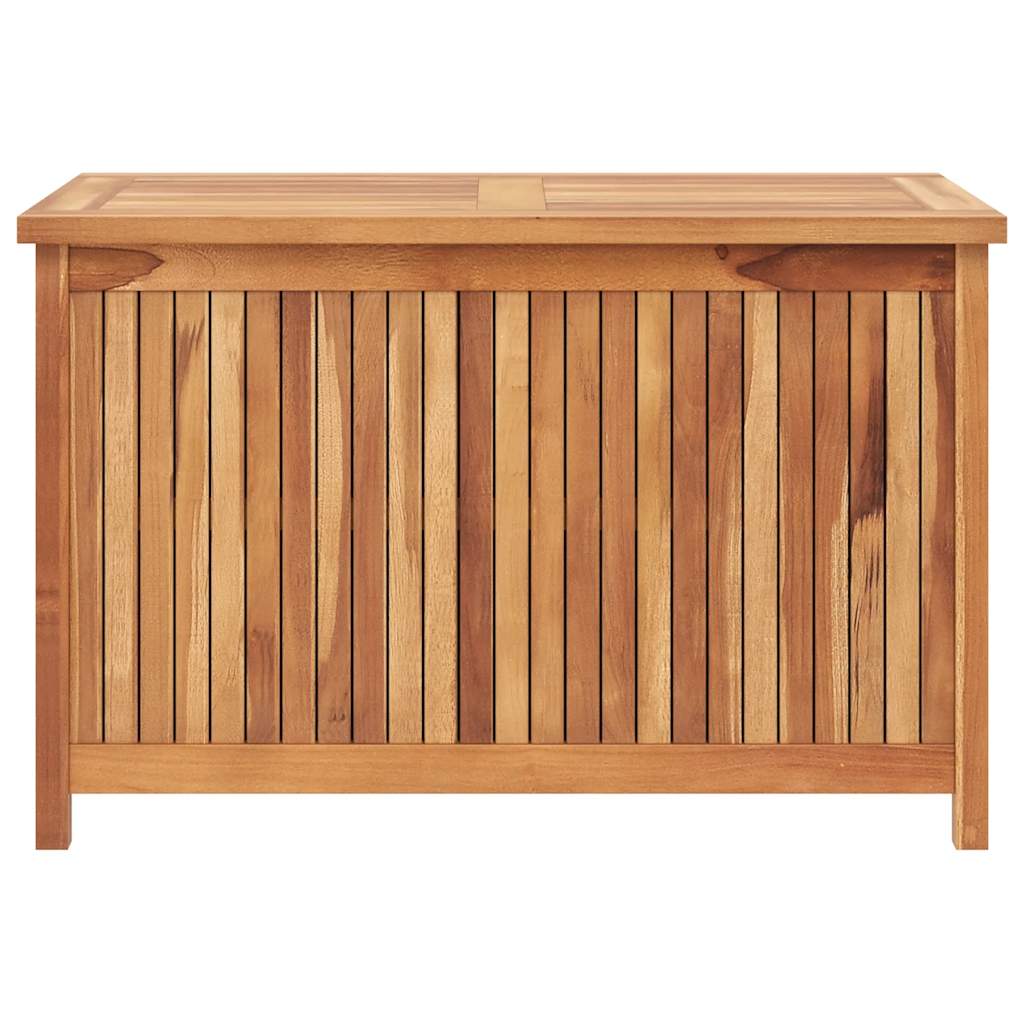 Garden storage box, 90x50x58cm, solid teak wood