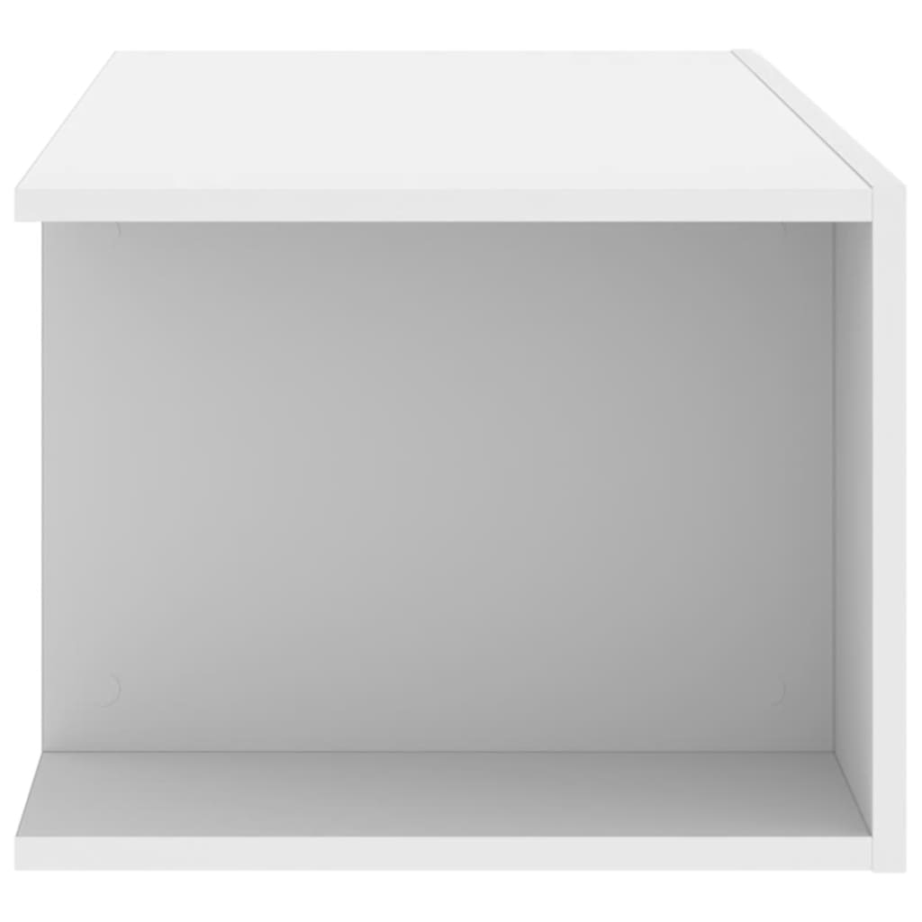 TV skapītis ar LED apgaismojumu, balts, 90x39x30 cm