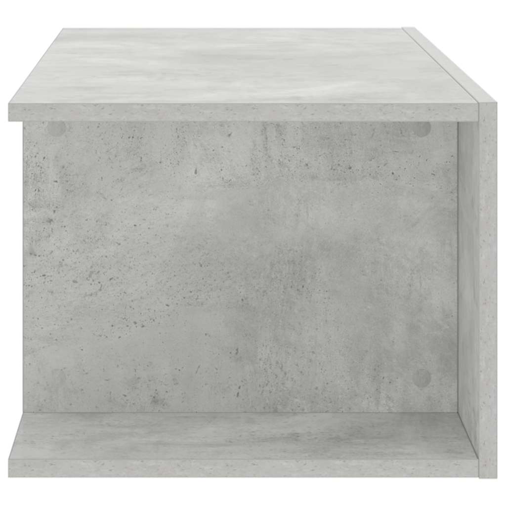 Tv spintelė su LED apšvietimu, betono pilka, 90x39x30cm