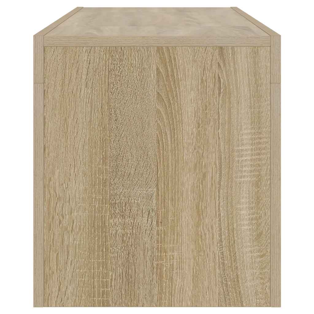 Televizora skapītis ar LED apgaismojumu, ozolkoka, 120x35x40cm