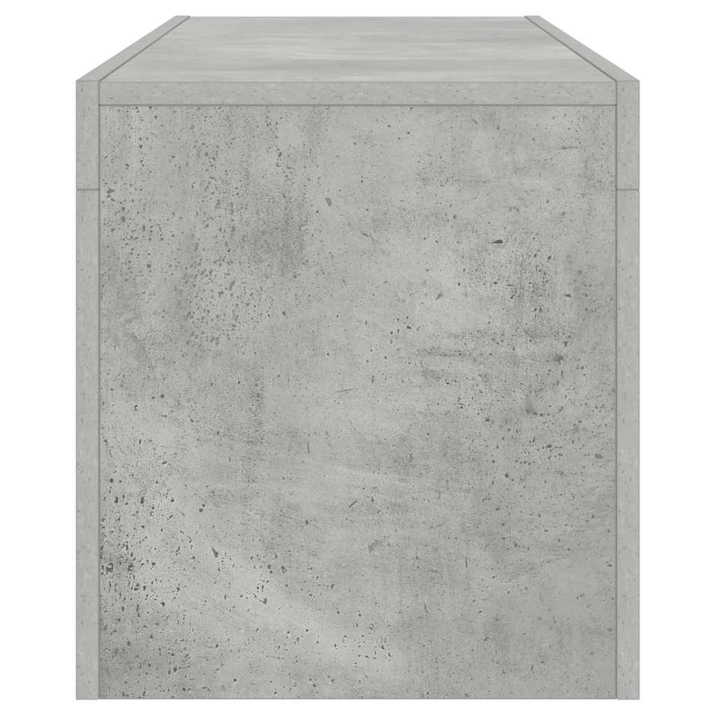 TV spintelė su LED apšvietimu, betono pilka, 120x35x40cm