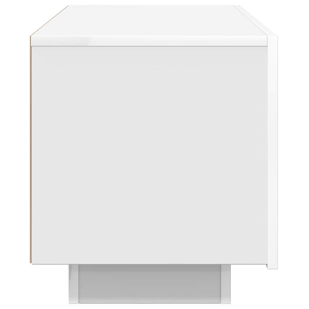 Televizoriaus spintelė, baltos spalvos, 100x35x40cm, mediena