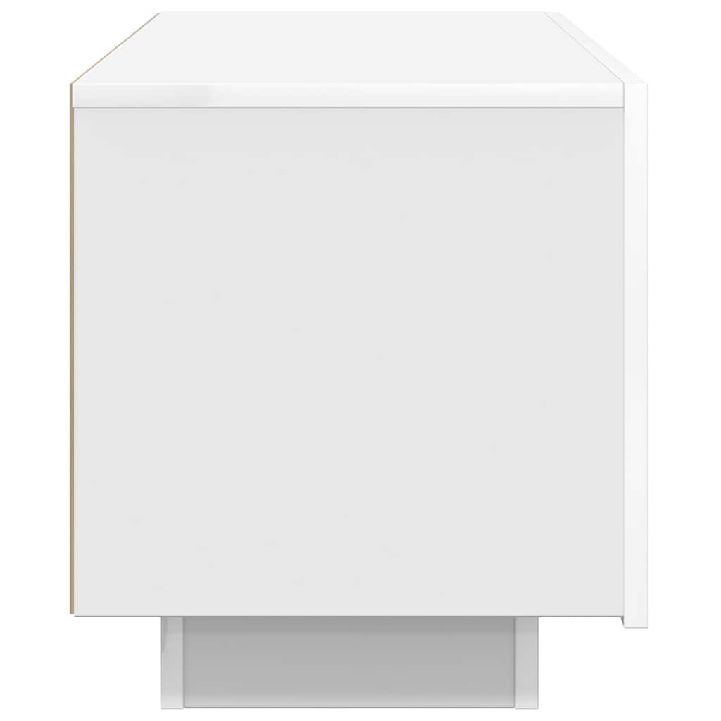 Televizoriaus spintelė, baltos spalvos, 100x35x40cm, mediena