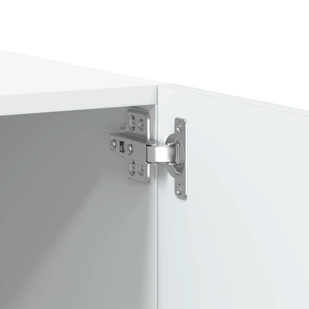Televizoriaus spintelė, baltos spalvos, 100x35x40cm, mediena