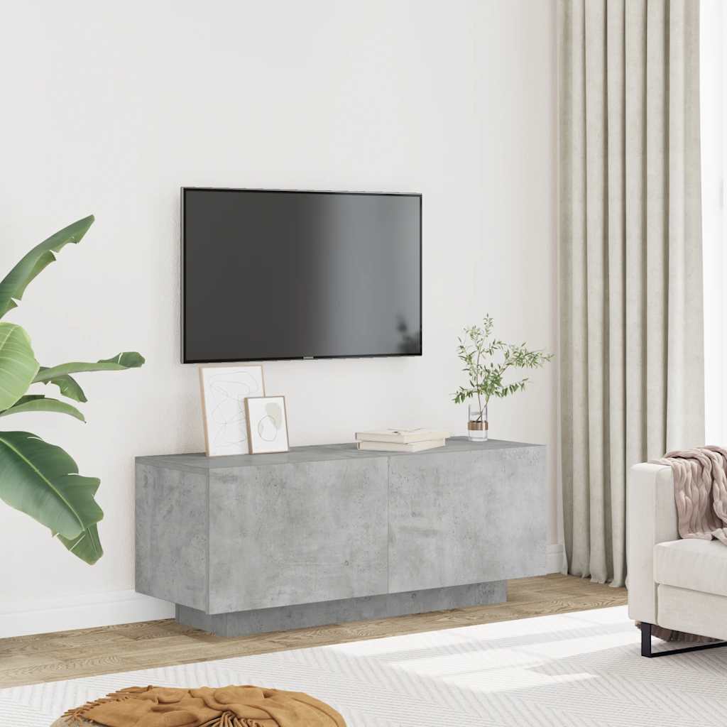 Televizoriaus spintelė, betono pilka, 100x35x40cm, mediena