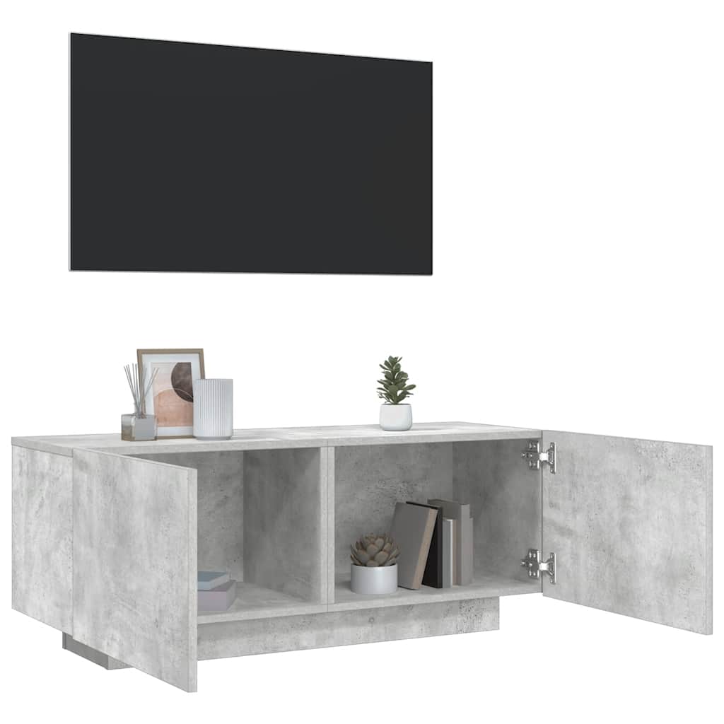 Televizoriaus spintelė, betono pilka, 100x35x40cm, mediena