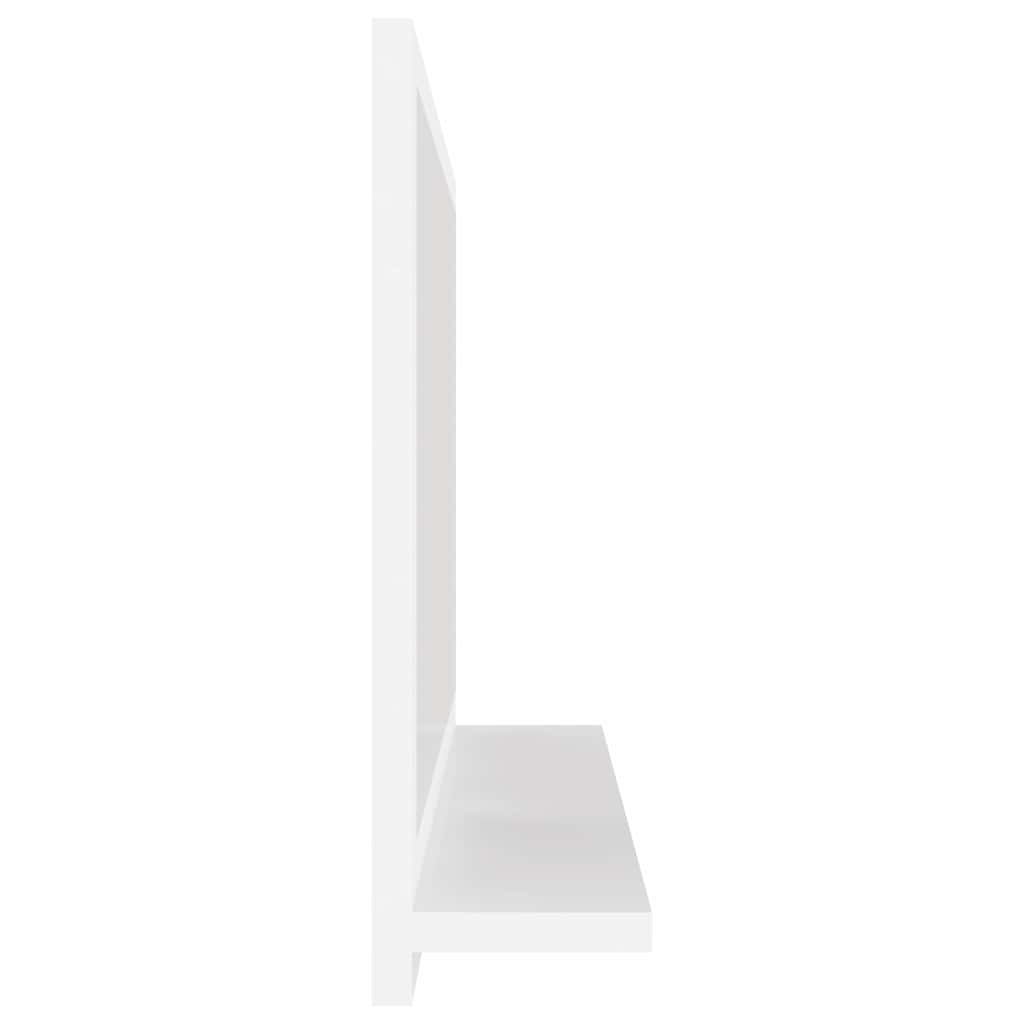 Vannas istabas spogulis, balts, 60x10,5x37cm, koks