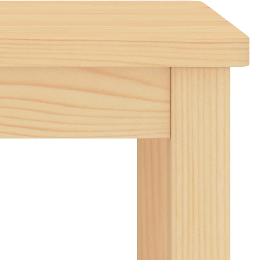 Bedside table, light wood, 35x30x47cm, solid pine