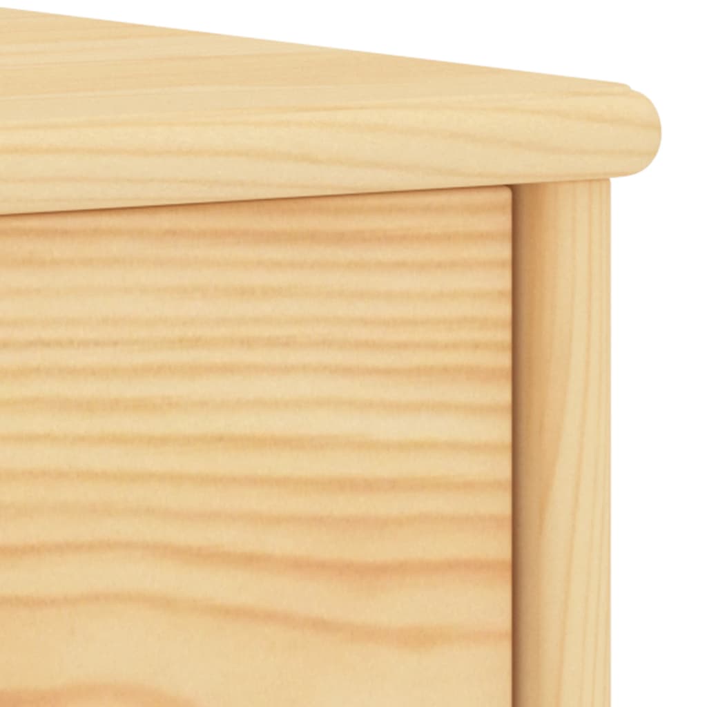 Bedside table, light wood, 35x30x40cm, solid pine