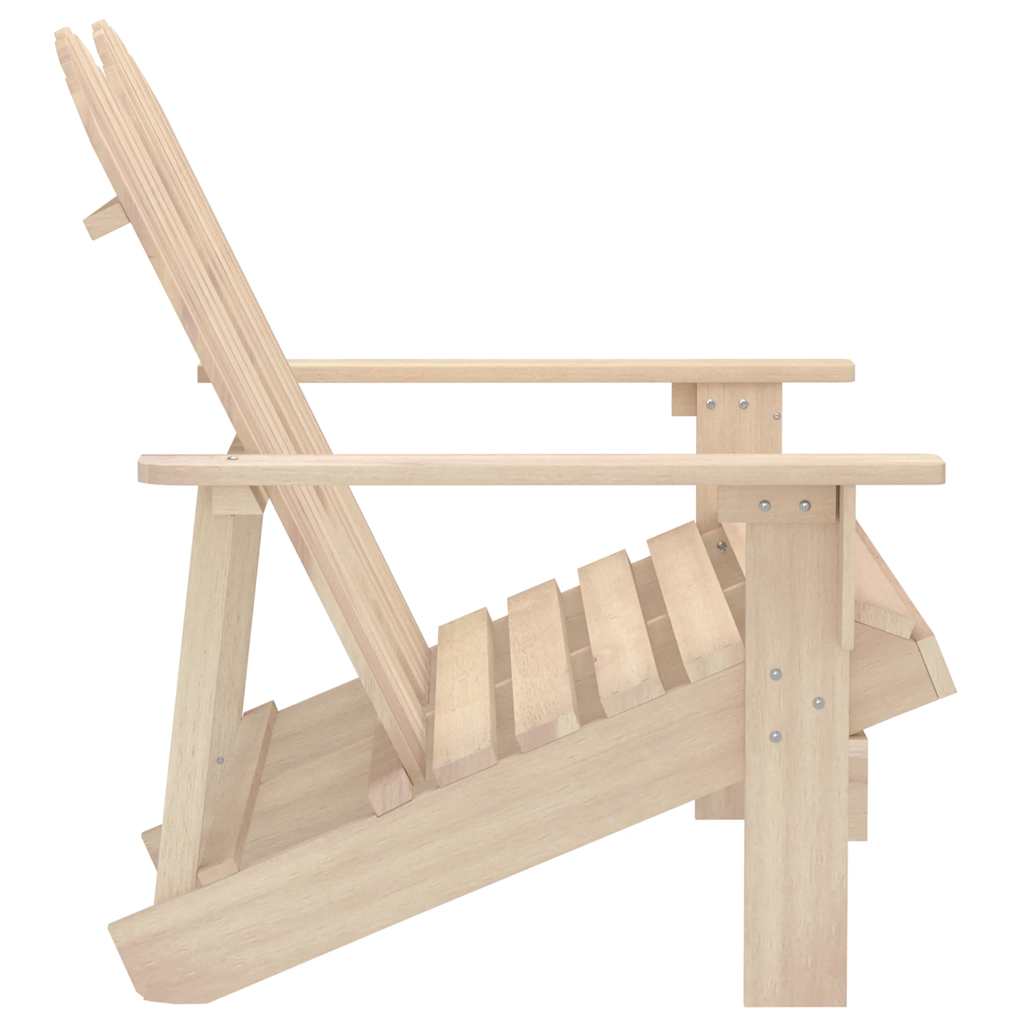 Two-seater garden Adirondack chair, solid fir wood