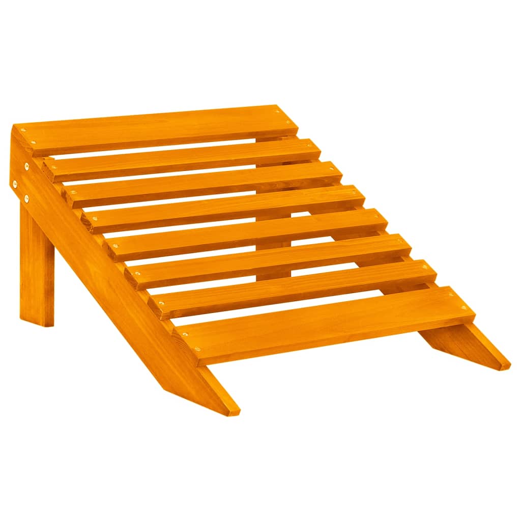 Dvivietė sodo Adirondack kėdė ir otomanė, oranžinė, eglė