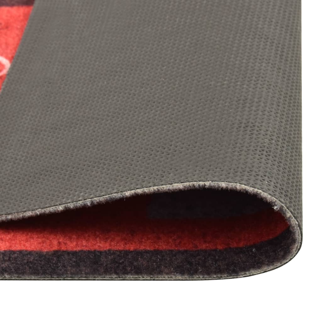 Kitchen runner, 60x300cm, washable, with tomatoes