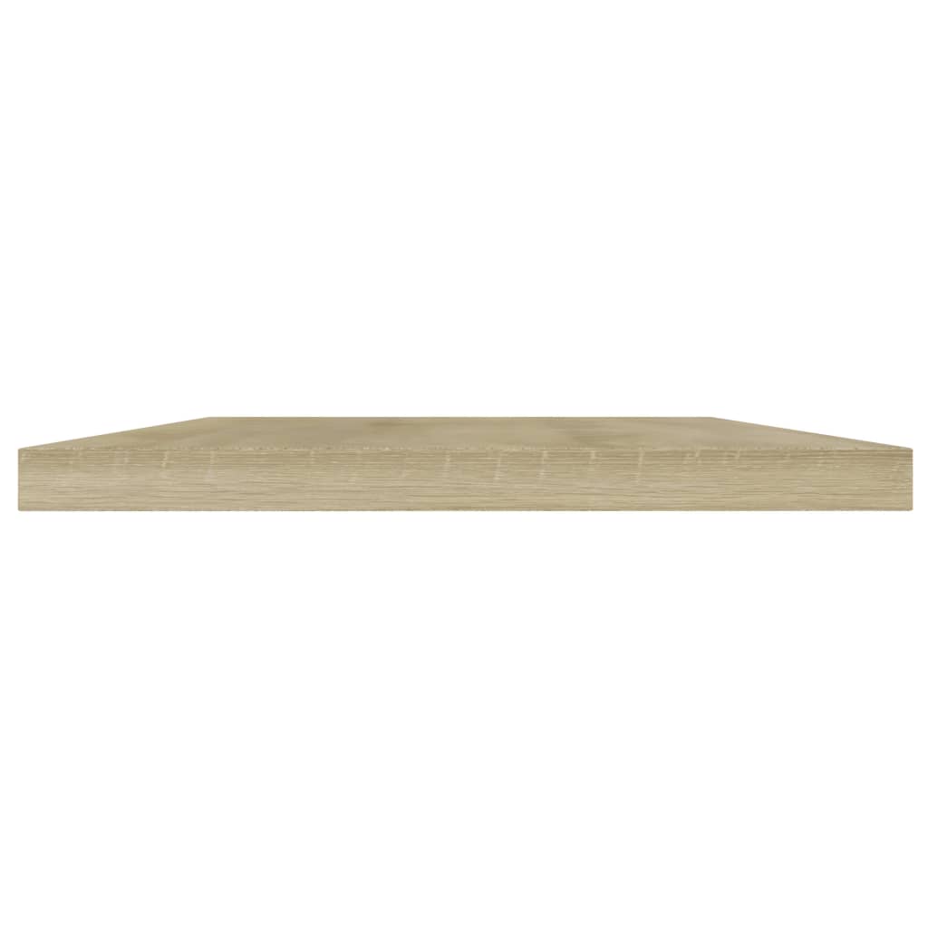 Knygų lentynos plokštės, 4vnt., ąžuolo, 40x20x1,5cm, MDP