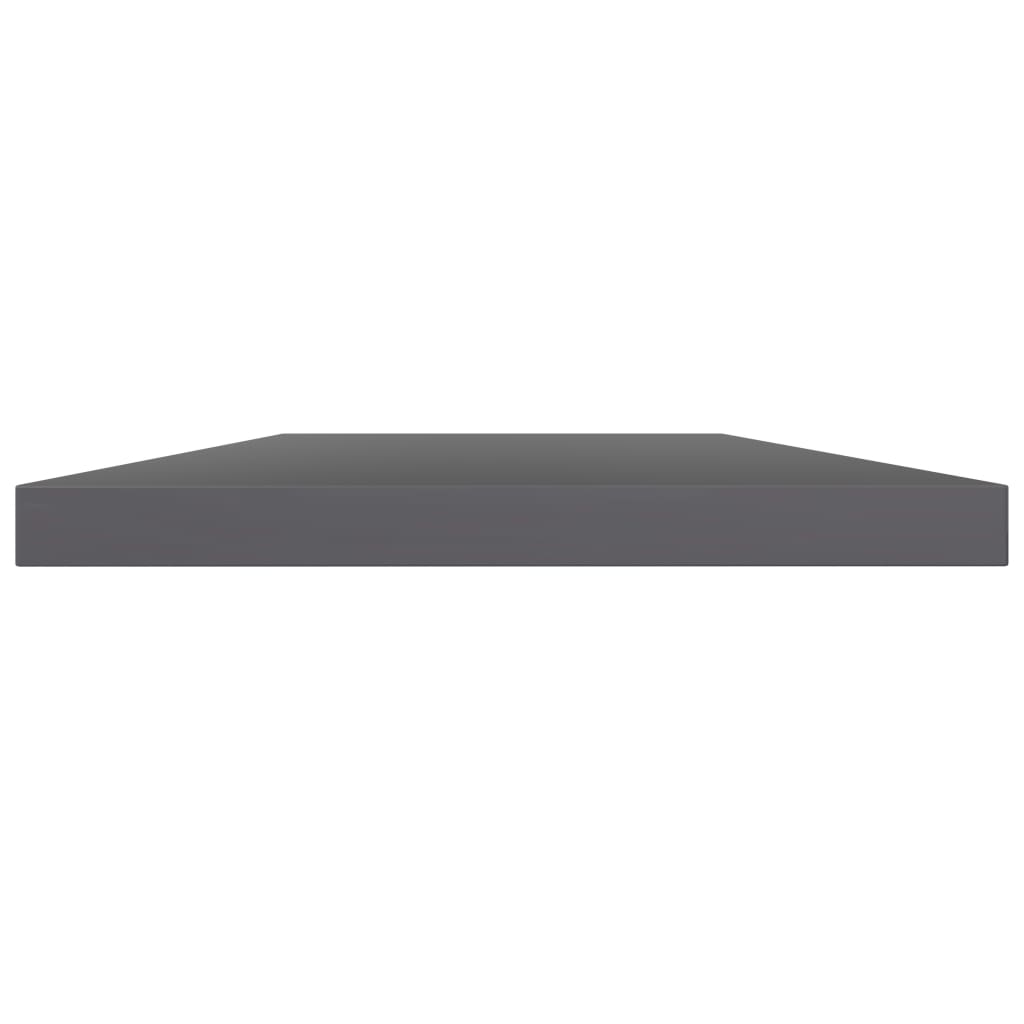 Knygų lentynos plokštės, 8vnt., pilkos, 40x20x1,5cm, MDP