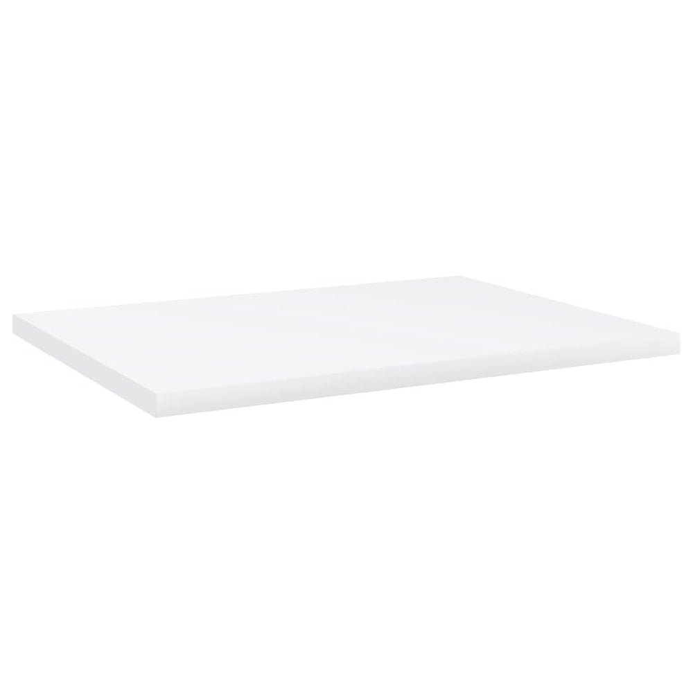Knygų lentynos plokštės, 4vnt., baltos, 40x30x1,5cm, MDP