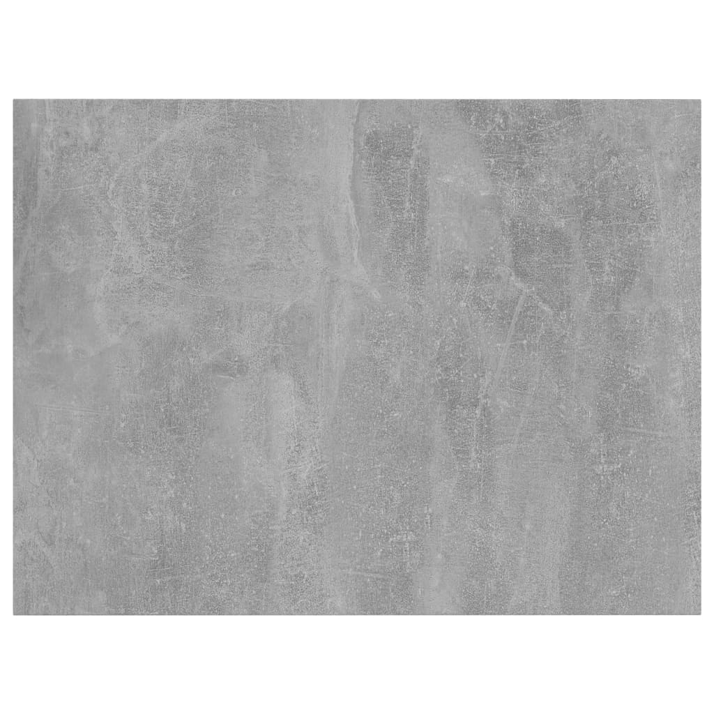 Knygų lentynos plokštės, 4vnt., betono pilkos, 40x30x1,5cm, MDP
