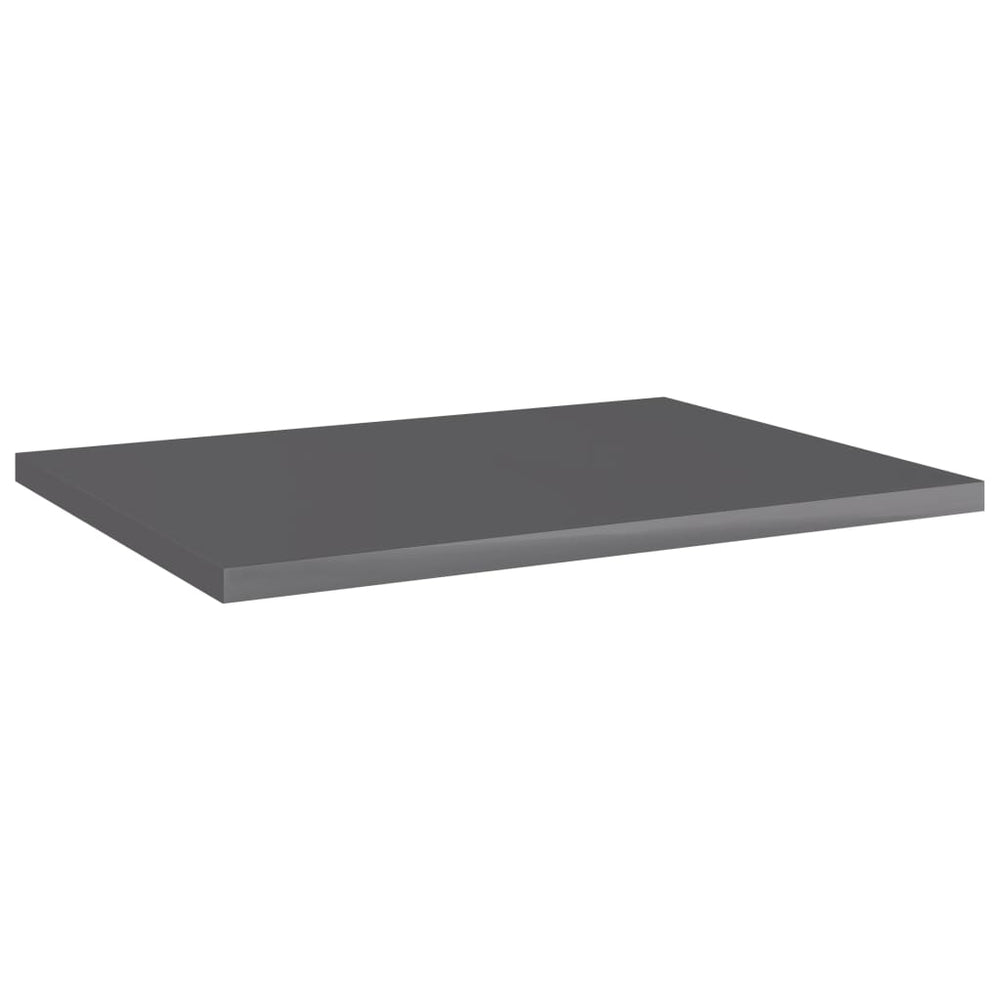 Knygų lentynos plokštės, 4vnt., pilkos, 40x30x1,5cm, MDP