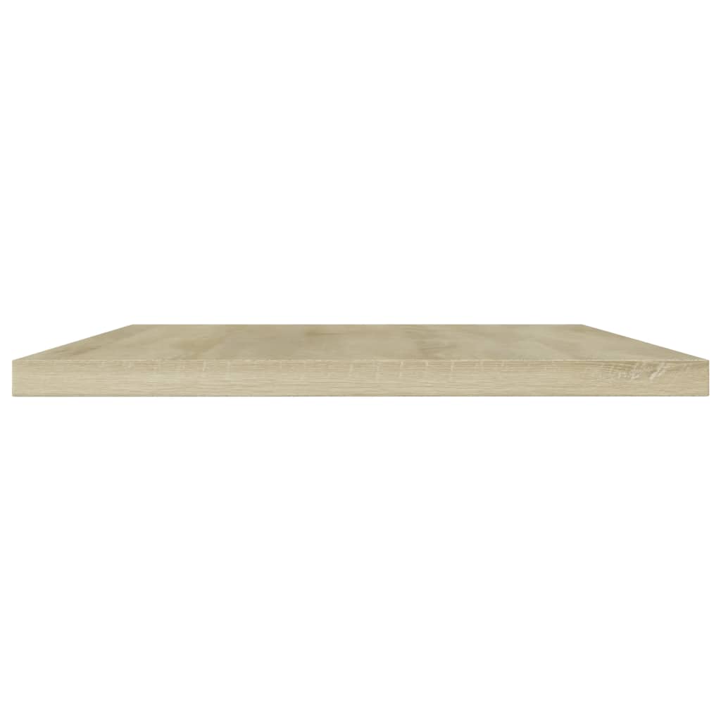 Knygų lentynos plokštės, 4vnt., ąžuolo, 60x20x1,5cm, MDP