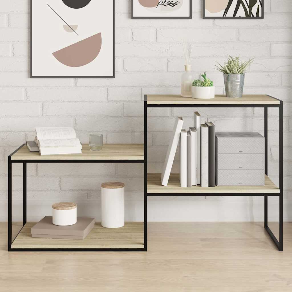 Knygų lentynos plokštės, 8vnt., ąžuolo, 60x50x1,5cm, MDP