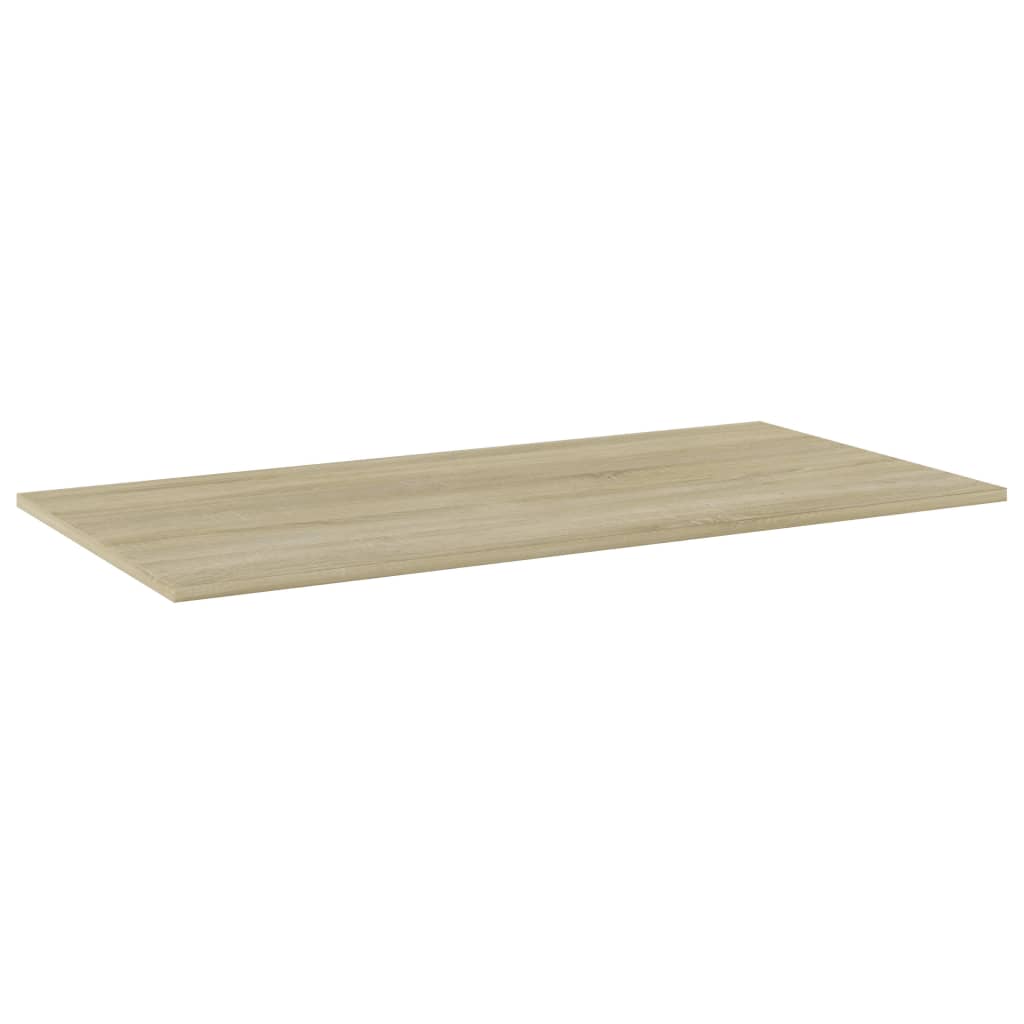 Knygų lentynos plokštės, 4vnt., ąžuolo, 80x20x1,5cm, MDP