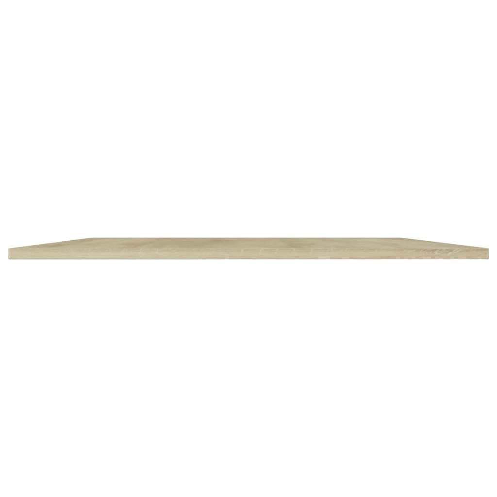 Knygų lentynos plokštės, 4vnt., ąžuolo, 80x20x1,5cm, MDP