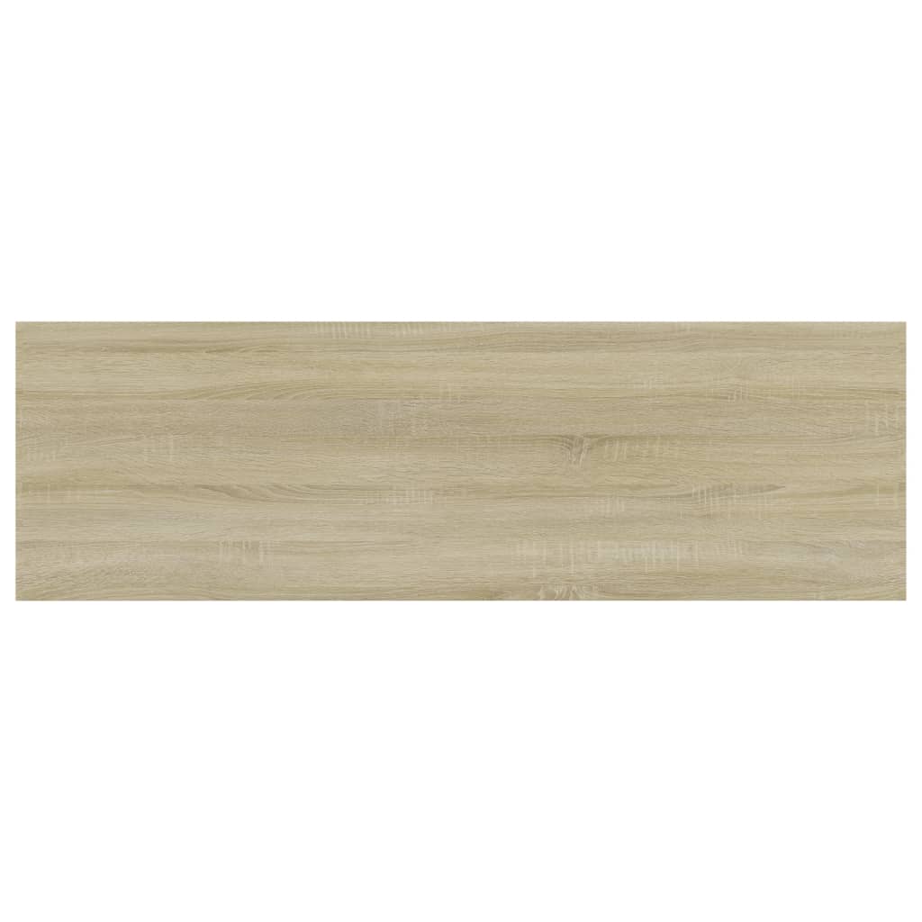 Knygų lentynos plokštės, 4vnt., ąžuolo, 80x20x1,5cm, MDP