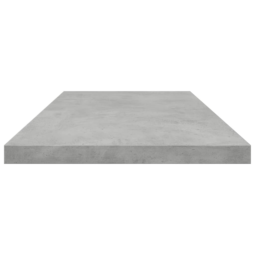 Knygų lentynos plokštės, 4vnt., betono, 80x20x1,5cm, mediena