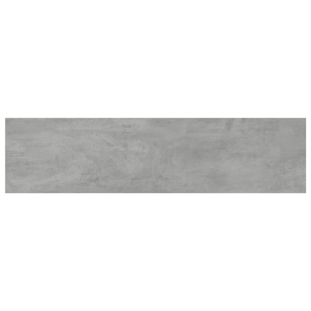 Knygų lentynos plokštės, 4vnt., betono, 80x20x1,5cm, mediena