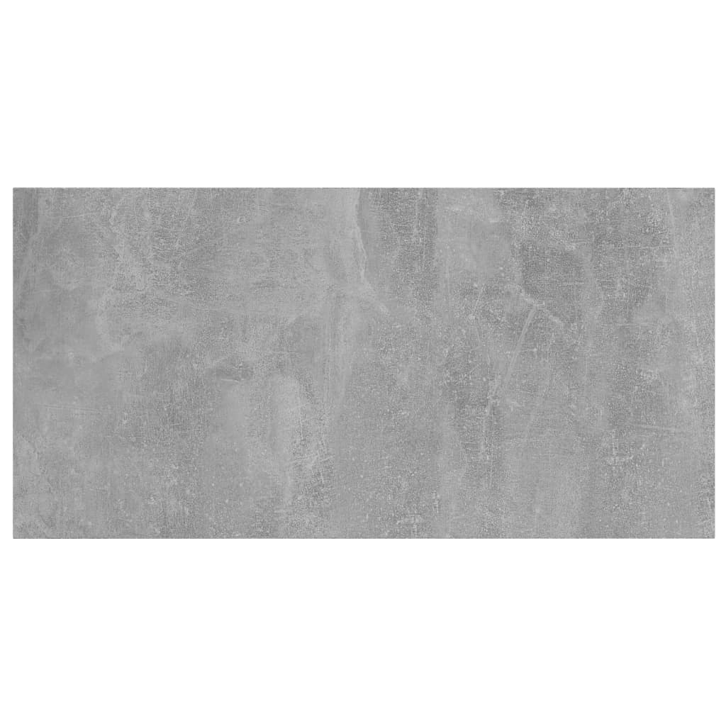 Knygų lentynos plokštės, 8vnt., betono pilkos, 80x30x1,5cm, MDP