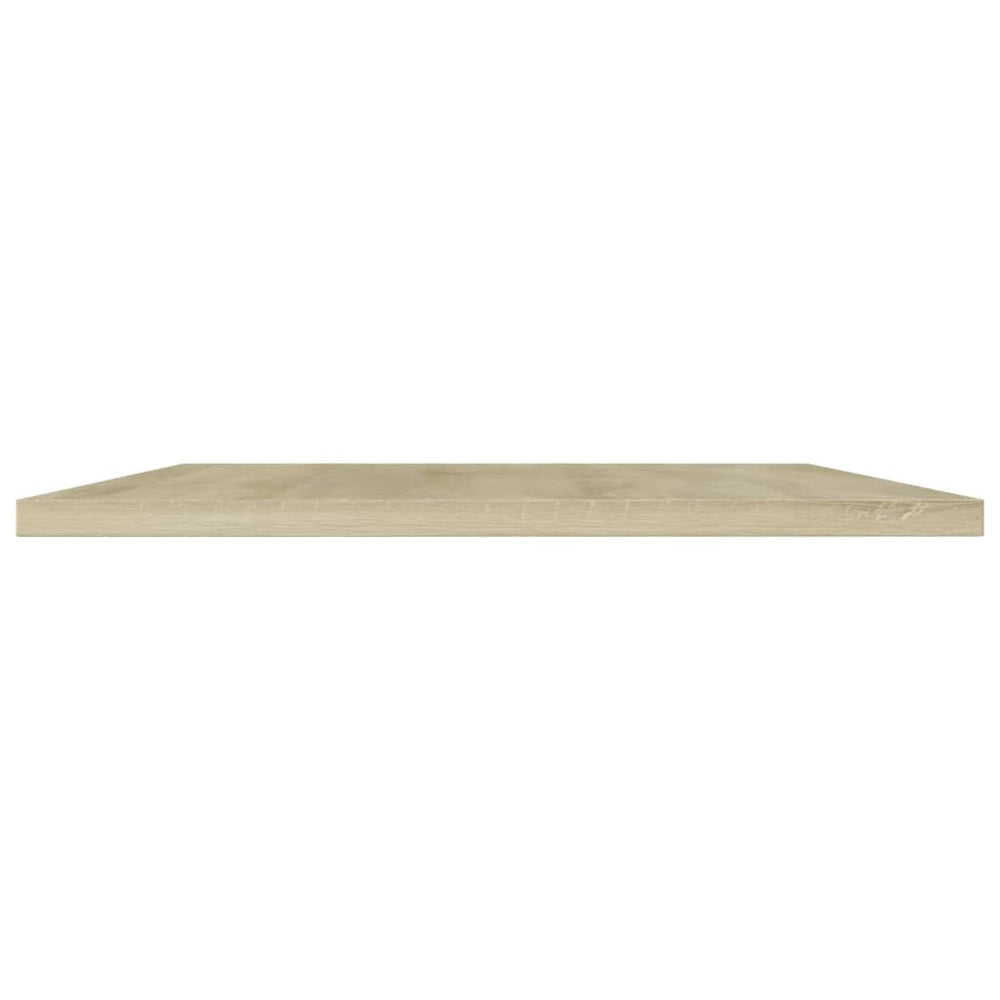 Knygų lentynos plokštės, 4vnt., ąžuolo, 80x40x1,5cm, MDP