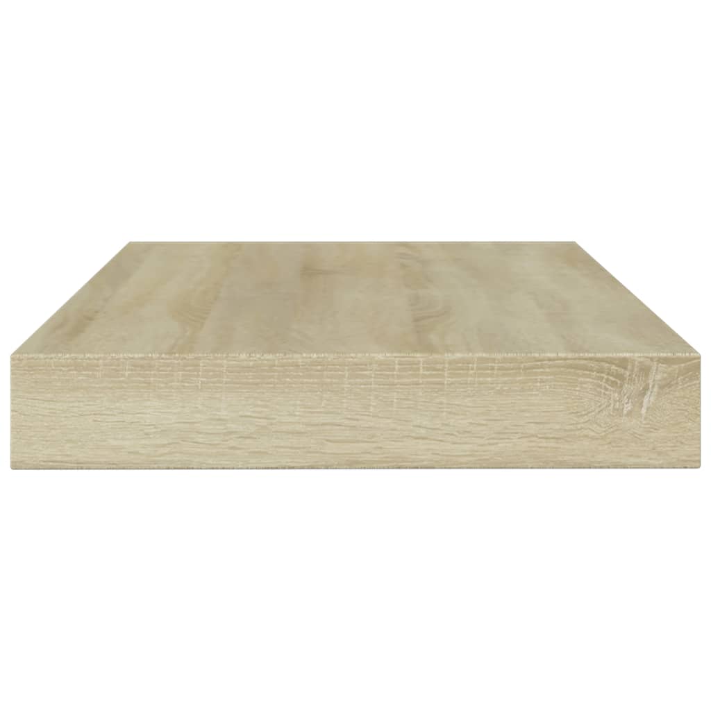 Knygų lentynos plokštės, 4vnt., ąžuolo, 100x10x1,5cm, MDP